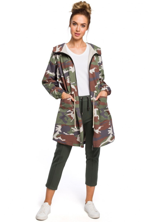 Bluza damska zasuwana z kapturem moro M1 me415 Bluza damska zasuwana z kapturem moro M1 me415
