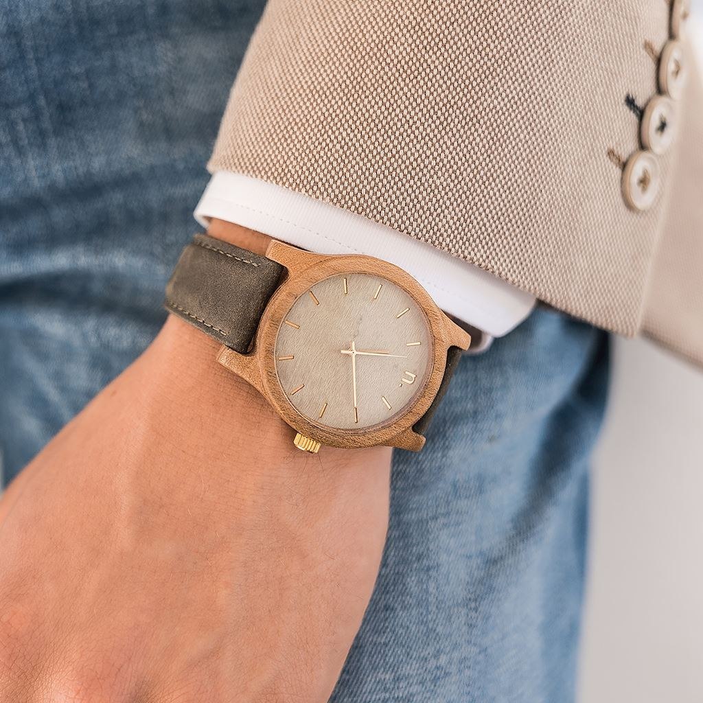 Zegarek Męski Drewniany Neatbrand CLASSIC 43 MM N021 Zegarek Męski Drewniany Neatbrand CLASSIC 43 MM N021