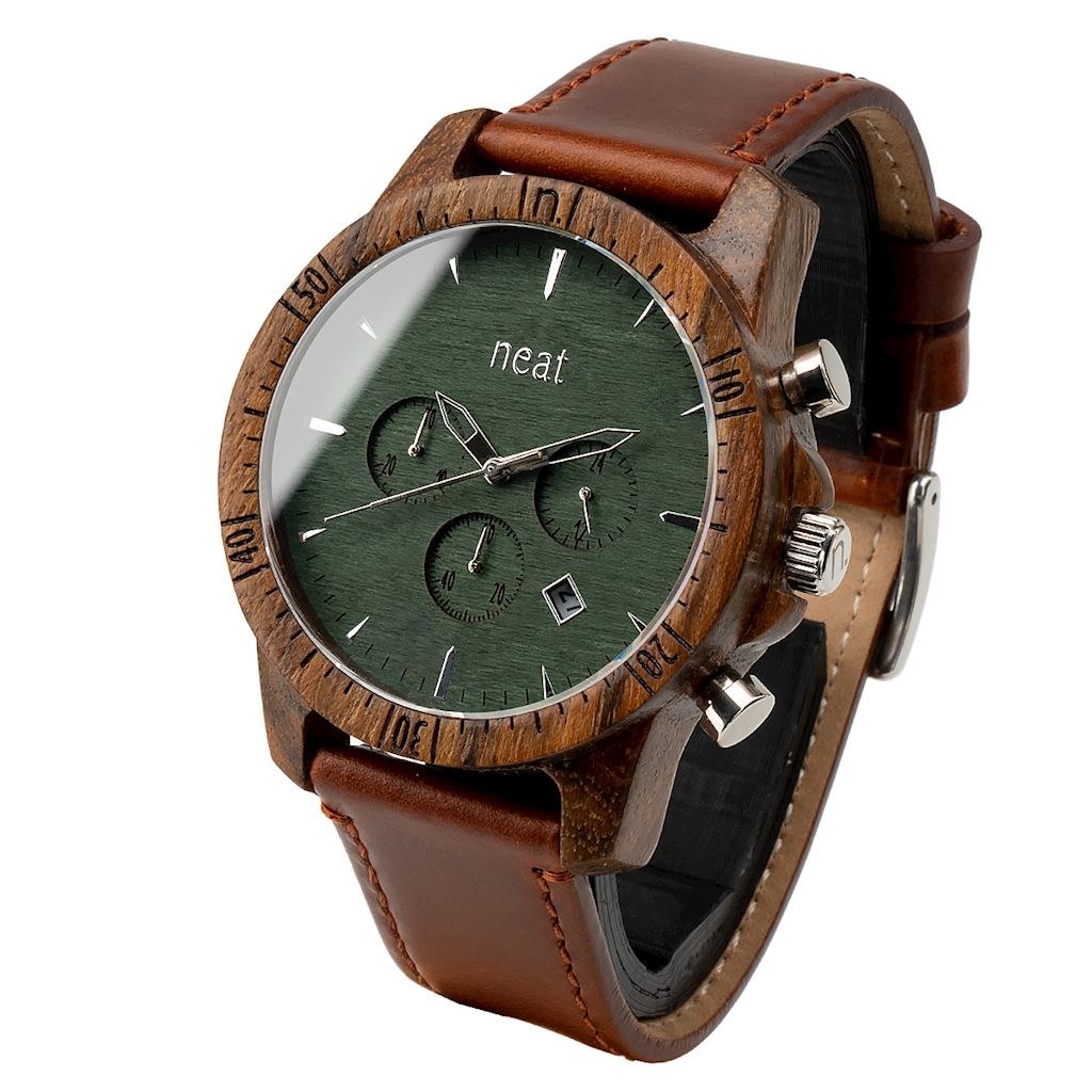 Zegarek Męski Drewniany Neatbrand CHRONO 44 MM N086 Zegarek Męski Drewniany Neatbrand CHRONO 44 MM N086