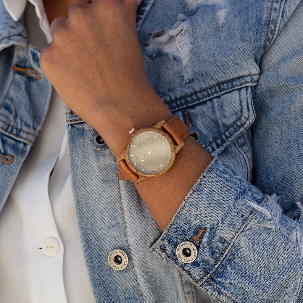 Zegarek Damski Drewniany Neatbrand SLIM 38 MM N102 Zegarek Damski Drewniany Neatbrand SLIM 38 MM N102