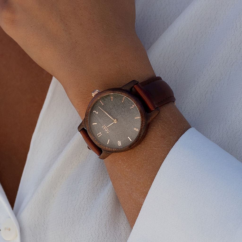 Zegarek Damski Drewniany Neatbrand SLIM 38 MM N104 Zegarek Damski Drewniany Neatbrand SLIM 38 MM N104