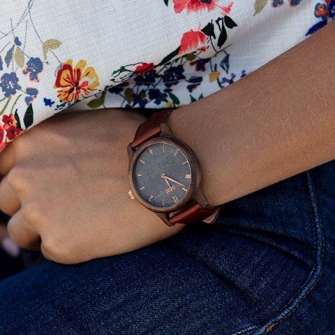 Zegarek Damski Drewniany Neatbrand SLIM 38 MM N104 Zegarek Damski Drewniany Neatbrand SLIM 38 MM N104