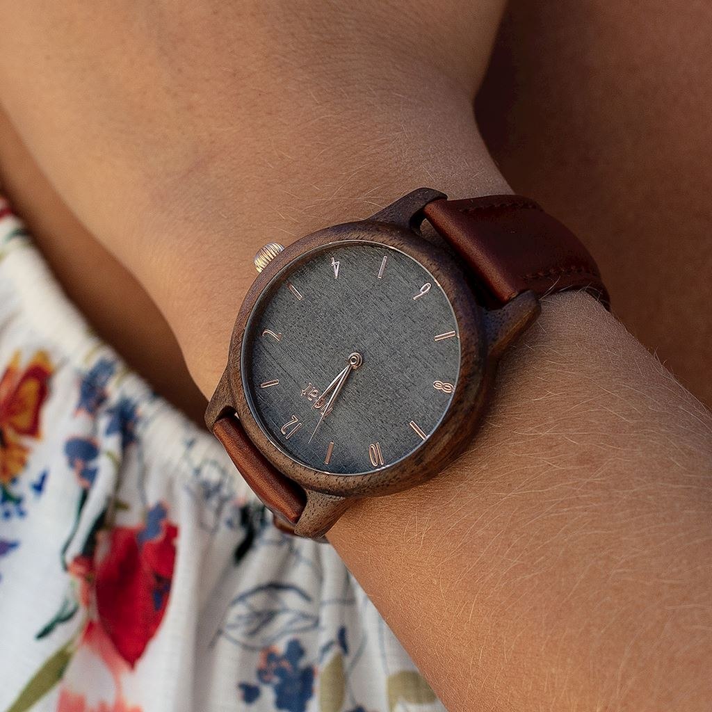 Zegarek Damski Drewniany Neatbrand SLIM 38 MM N104 Zegarek Damski Drewniany Neatbrand SLIM 38 MM N104