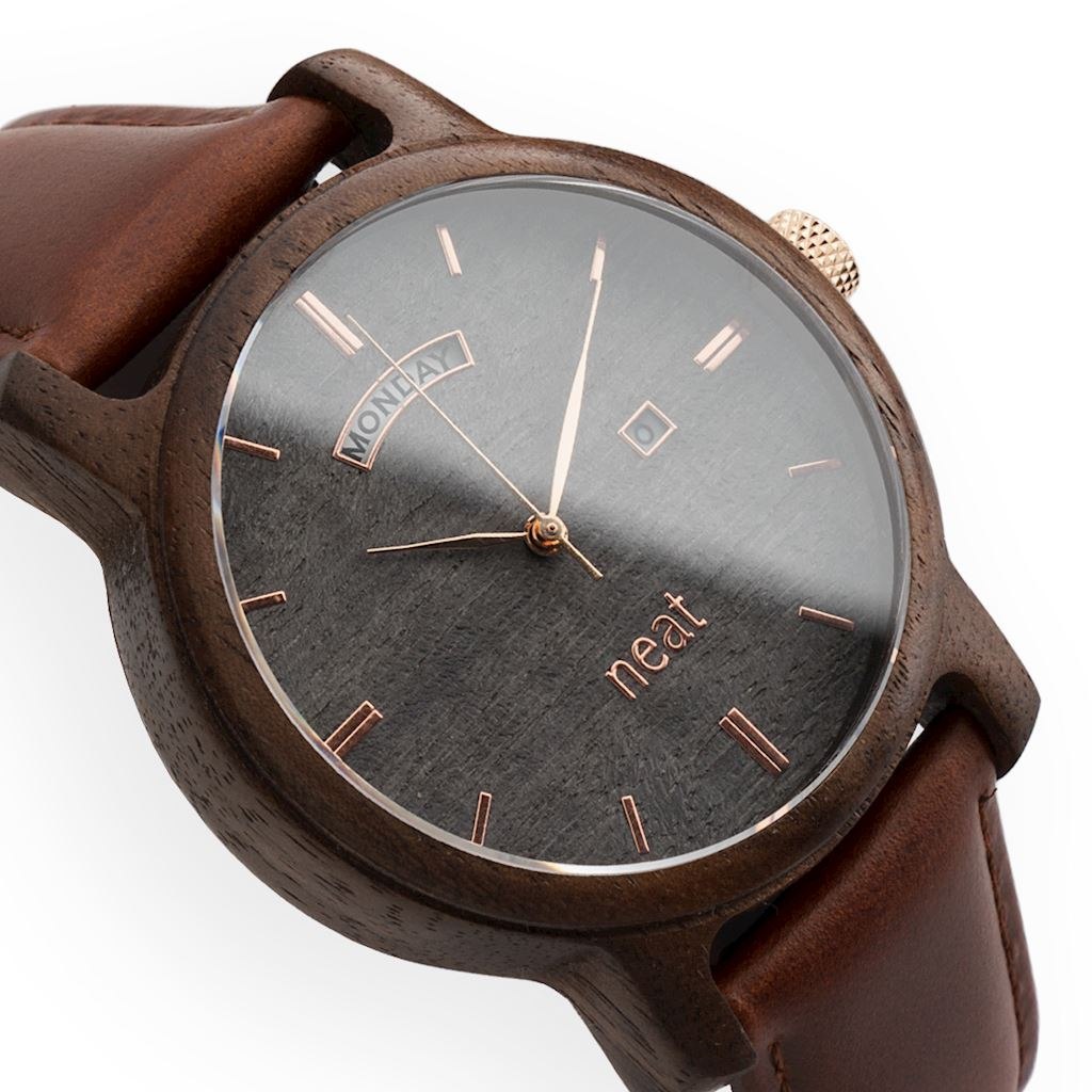 Zegarek Męski Drewniany KNIGHT 43 MM N082 Zegarek Męski Drewniany KNIGHT 43 MM N082
