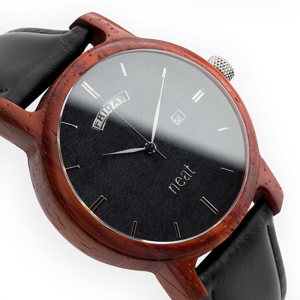 Zegarek Męski Drewniany KNIGHT 43 MM N084 Zegarek Męski Drewniany KNIGHT 43 MM N084