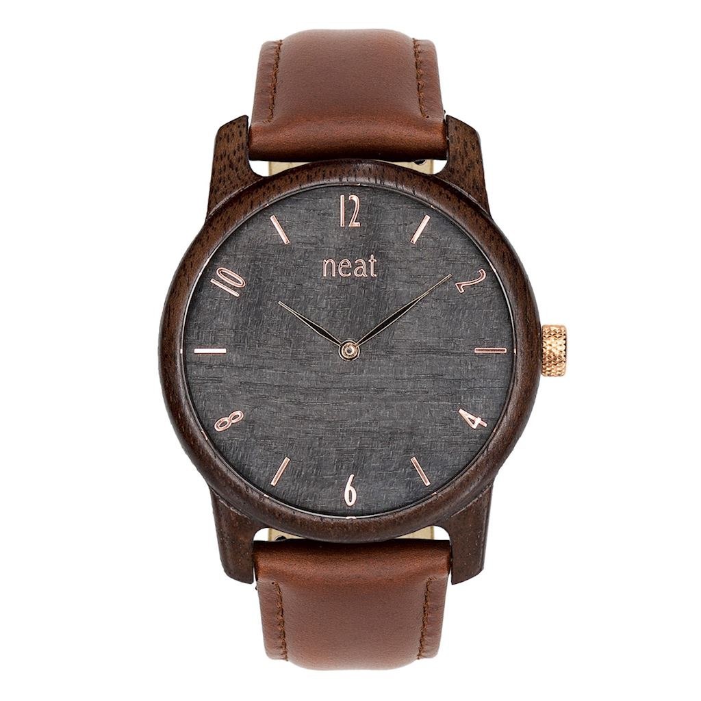 Zegarek drewniany męski SLIM 43MM N091 Zegarek drewniany męski SLIM 43MM N091