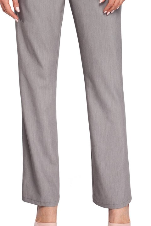 Kombinezon z dekoltem typu halter szary me305 Kombinezon z dekoltem typu halter szary me305