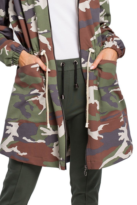 Bluza damska zasuwana z kapturem moro M1 me415 Bluza damska zasuwana z kapturem moro M1 me415