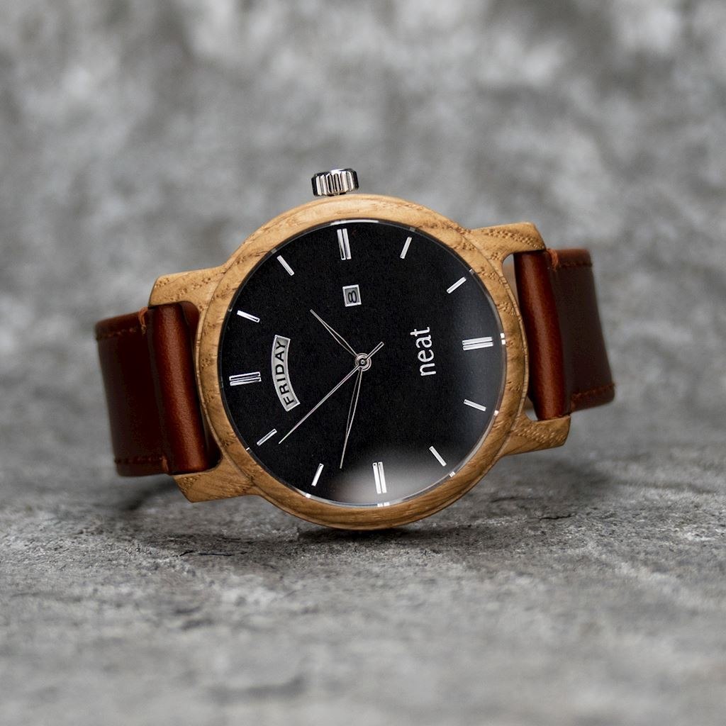 Zegarek Męski Drewniany Neatbrand KNIGHT 43 MM N081 Zegarek Męski Drewniany Neatbrand KNIGHT 43 MM N081