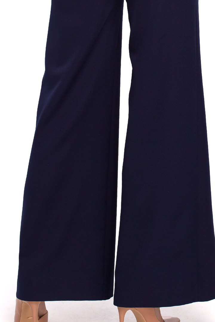 Elegancki kombinezon bez rękawów z szerokimi nogawkami atramentowy K029 Elegancki kombinezon bez rękawów z szerokimi nogawkami atramentowy K029