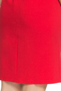 Sukienka przewiązywana w talii paskiem czerwona S025