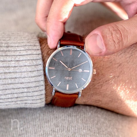 Zegarek Męski Neatbrand Stalowy 40MM N131 Zegarek Męski Neatbrand Stalowy 40MM N131