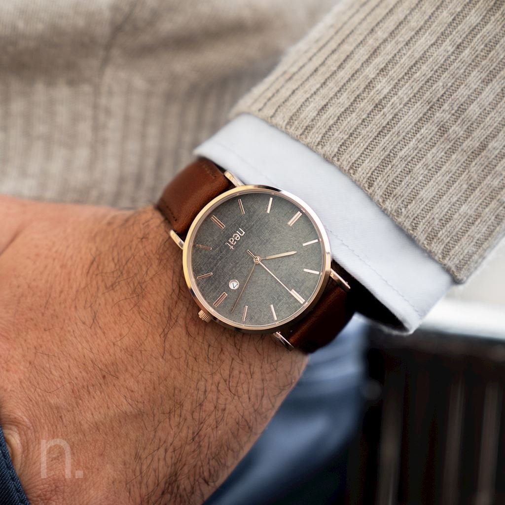 Zegarek Męski Neatbrand Stalowy 40MM N137 Zegarek Męski Neatbrand Stalowy 40MM N137