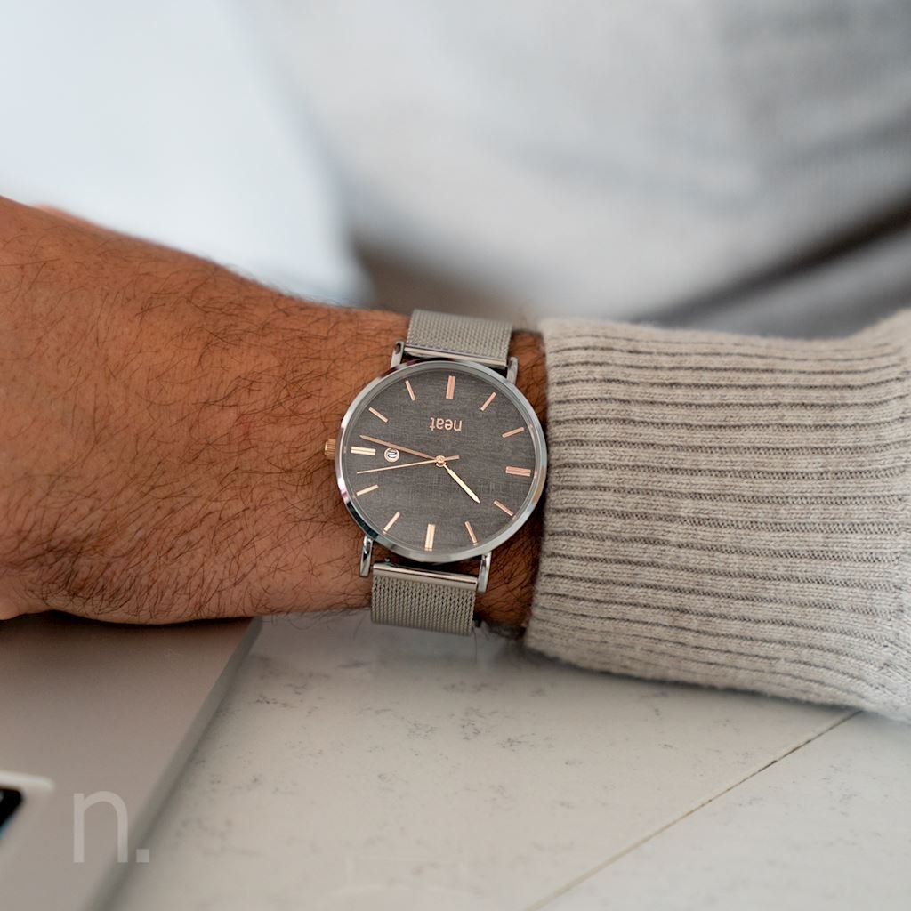 Zegarek Męski Neatbrand Stalowy 40MM N138 Zegarek Męski Neatbrand Stalowy 40MM N138