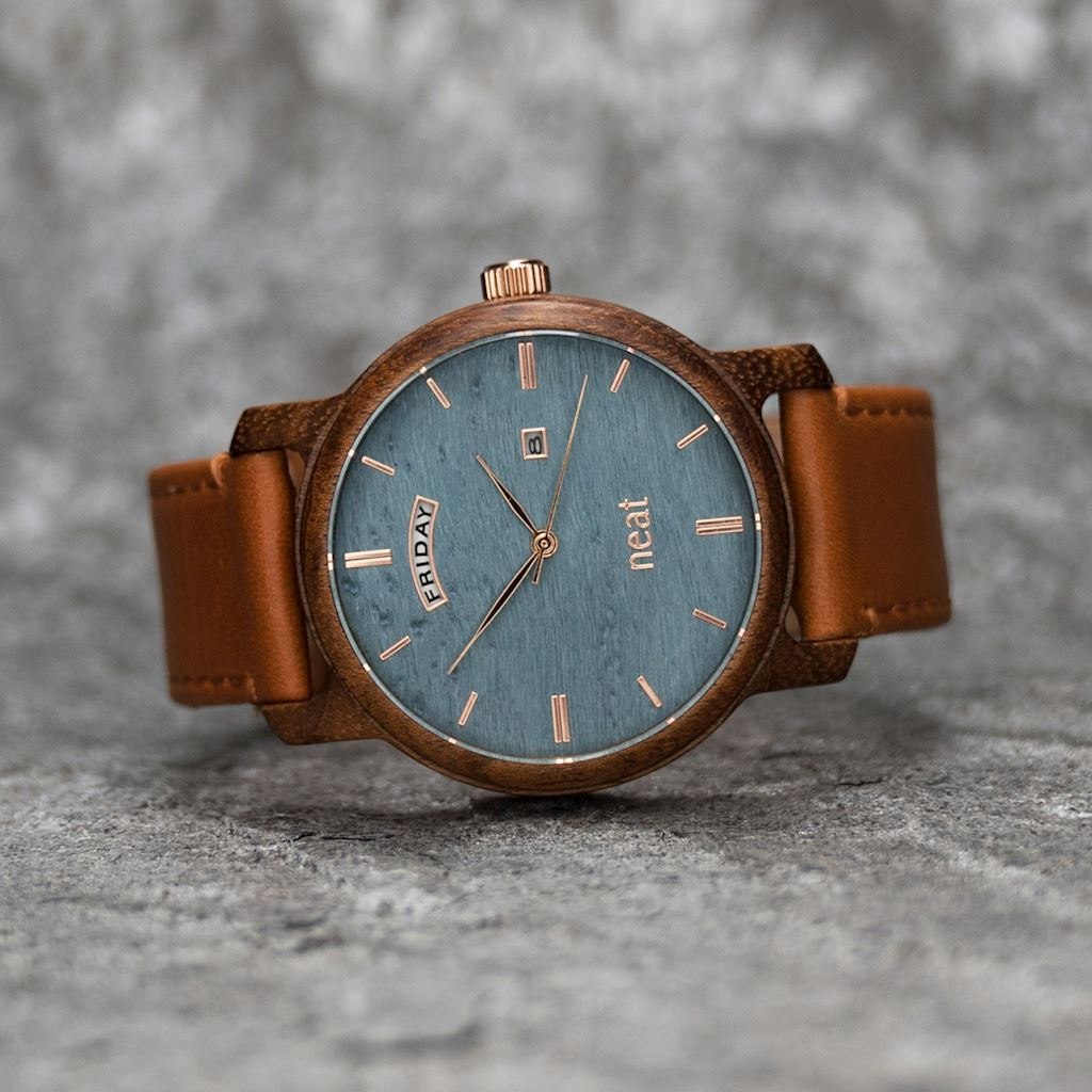 Zegarek Męski Drewniany Neatbrand KNIGHT 43 MM N083 Zegarek Męski Drewniany Neatbrand KNIGHT 43 MM N083