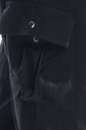 Spodnie damskie bojówki luźne ze ściągaczami wiązane czarne A293