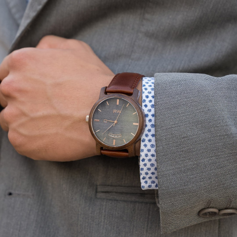 Zegarek Męski Drewniany Neatbrand KNIGHT 43 MM N082 Zegarek Męski Drewniany Neatbrand KNIGHT 43 MM N082