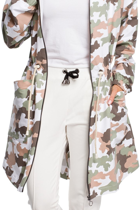 Bluza damska zasuwana z kapturem moro M2 me415 Bluza damska zasuwana z kapturem moro M2 me415