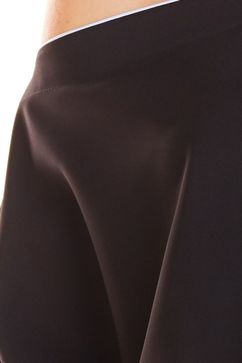 Sukienka mini oversize z krótkim rękawem wiązana w pasie czarna M196 Sukienka mini oversize z krótkim rękawem wiązana w pasie czarna M196