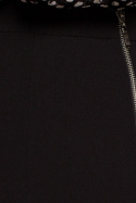 Spódnica ołówkowa midi klasyczna z zamkiem na podszewce czarna S248