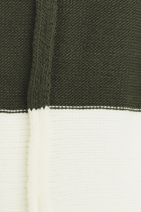 Długi kardigan damski oversize bez zapięcia z kapturem khaki A392 Długi kardigan damski oversize bez zapięcia z kapturem khaki A392