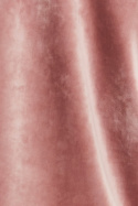 Spodnie damskie welurowe z lekko zwężanymi nogawkami różowe A372