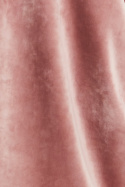 Spodnie damskie welurowe z obniżonym krokiem proste różowe A377