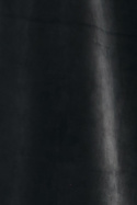Prosta sukienka welurowa mini z długim rękawem luźna czarna A370