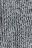Sweter damski nietoperz gruby z półgolfem luźny szary A389