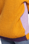 Sweter damski luźny wielokolorowy z szerokim rękawem m2 BK066