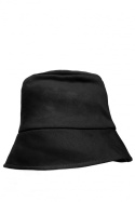 Kapelusz damski bucket hat dzianinowy czarny B214