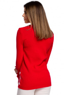 Sweter damski świąteczny z reniferem czerwony MXS04