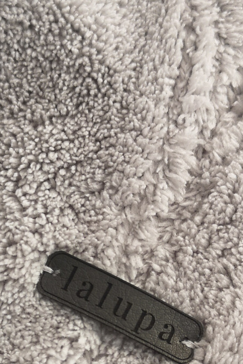 Bluza damska tunika pluszowa oversize dekolt z tyłu szara LA082 Bluza damska tunika pluszowa oversize dekolt z tyłu szara LA082