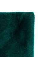 Torebka damska kopertówka welurowa zielona me659