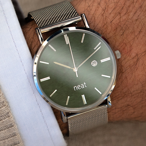 Zegarek Męski Neatbrand Stalowy 40MM N140 Zegarek Męski Neatbrand Stalowy 40MM N140