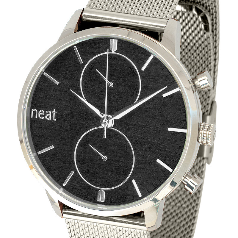 Zegarek Męski Neatbrand Stalowy Chrono 42MM N155 Zegarek Męski Neatbrand Stalowy Chrono 42MM N155