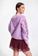 Spódnica mini rozkloszowana z gumką w pasie wzór 134 M878