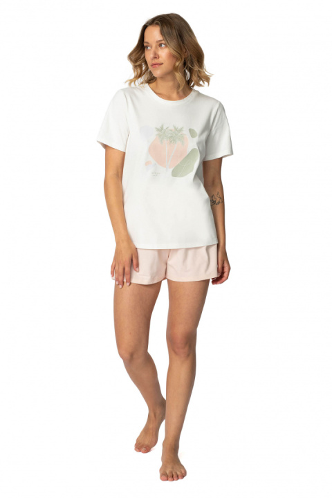 T-shirt damski koszulka z krótkim rękawem z nadrukiem m1 LA108 T-shirt damski koszulka z krótkim rękawem z nadrukiem m1 LA108