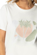 T-shirt damski koszulka z krótkim rękawem z nadrukiem m1 LA108