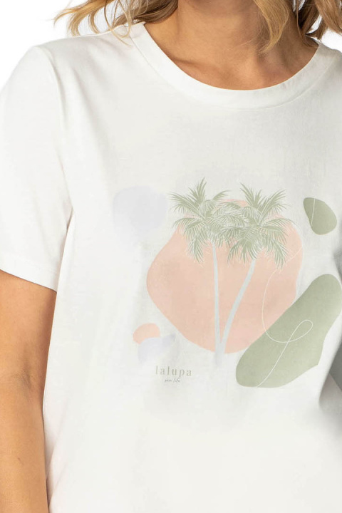 T-shirt damski koszulka z krótkim rękawem z nadrukiem m1 LA108 T-shirt damski koszulka z krótkim rękawem z nadrukiem m1 LA108
