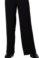Spodnie damskie eleganckie na kant szerokie nogawki czarne S331